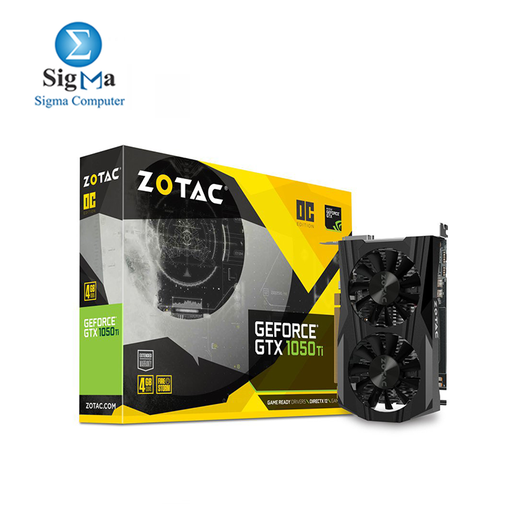 ZOTAC GeForce   GTX 1050 Ti OC Edition