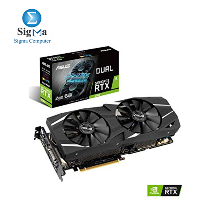 ASUS Dual GeForce RTX™ 2060 Advanced edition 6GB GDDR6 with the all-new NVIDIA Turing™ GPU architecture