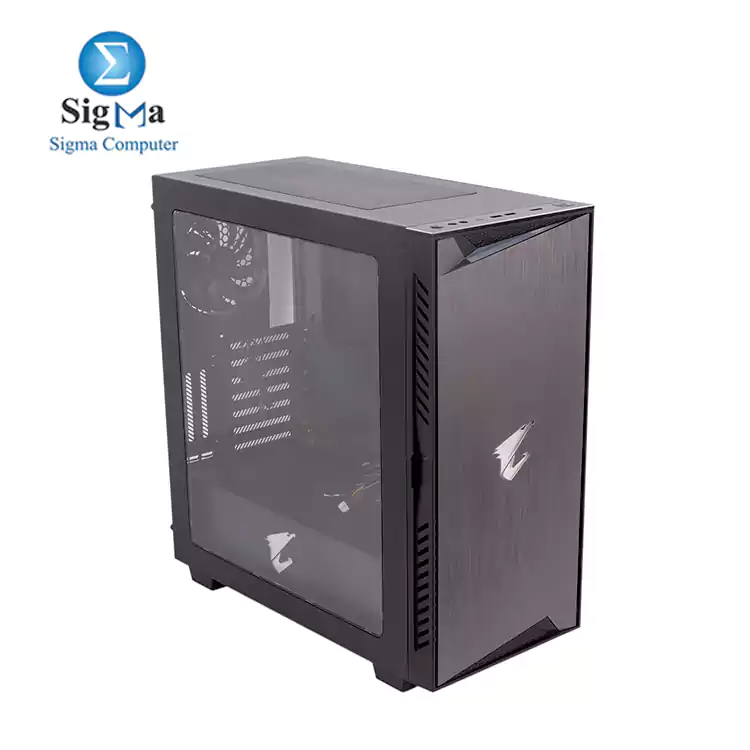 GIGABYTE AC300W RGB  Black Steel / Plastic ATX Mid Tower Computer Case