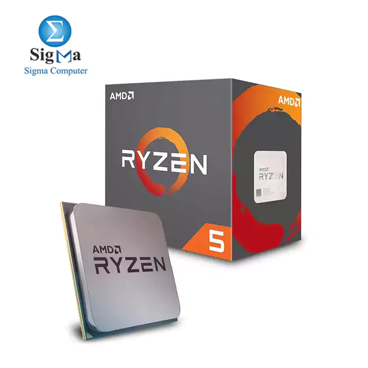 CPU-AMD-RYZEN 5 2600 Processor with Wraith Stealth Cooler - YD2600BBAFBOX
