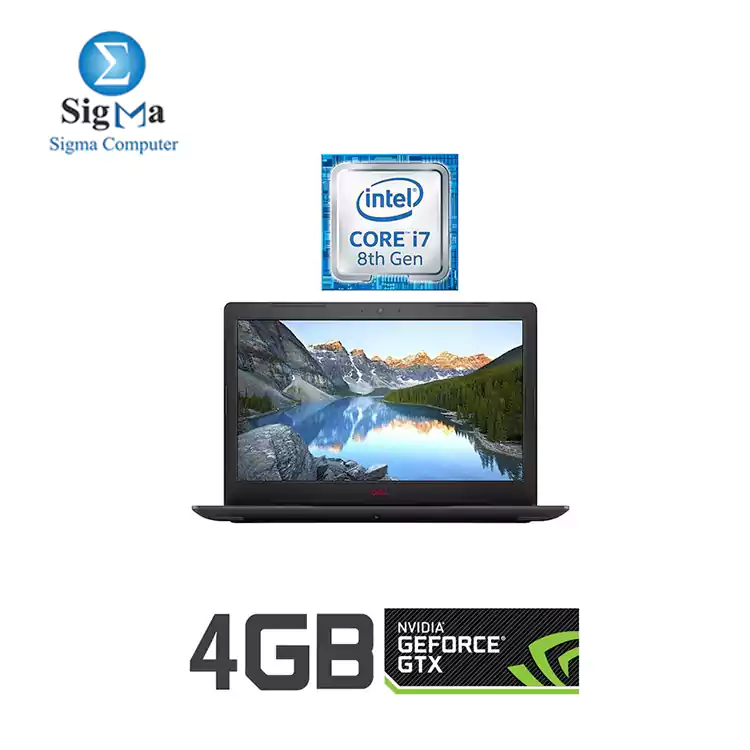 G3 15-3579 Gaming Laptop - Intel Core i7 - 16GB RAM - 1TB HDD + 256GB SSD - 15.6-inch FHD - 4GB GPU - Black