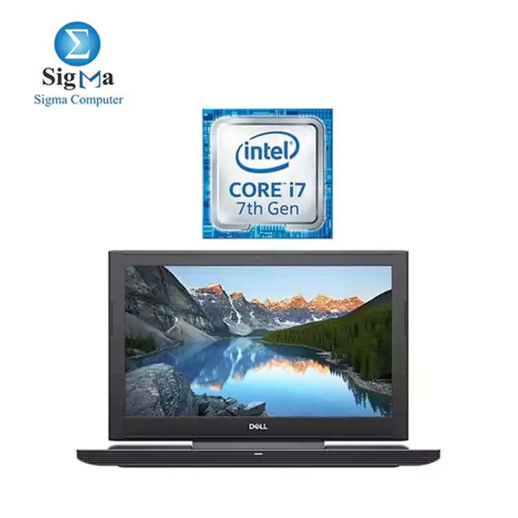 Inspiron 15-7577 Gaming Laptop - Intel Core i7 7700HQ - 16GB RAM - 1TB HDD + 512GB SSD - 15.6-inch UHD - 6GB GPU - DOS - Black