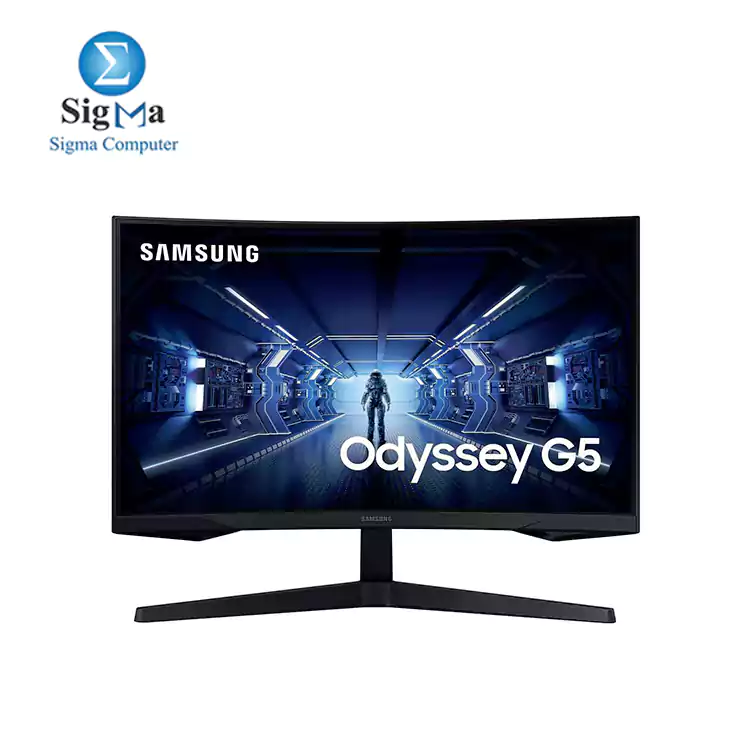 Samsung 32    Odyssey G5 Gaming Monitor Curved Screen QHD 144Hz  1ms  FreeSync Premium LC32G55TQWMXZN