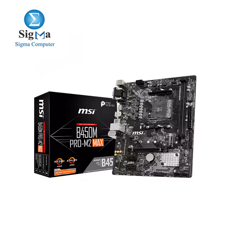 MSI B450M Pro M2 Max AMD B450 AM4 Motherboard 
