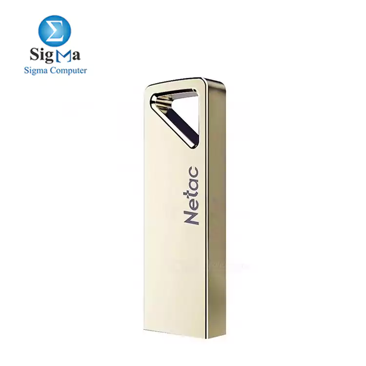 Netac 64GB USB Flash Metal Zinc Alloy Pearl Nickel - U326