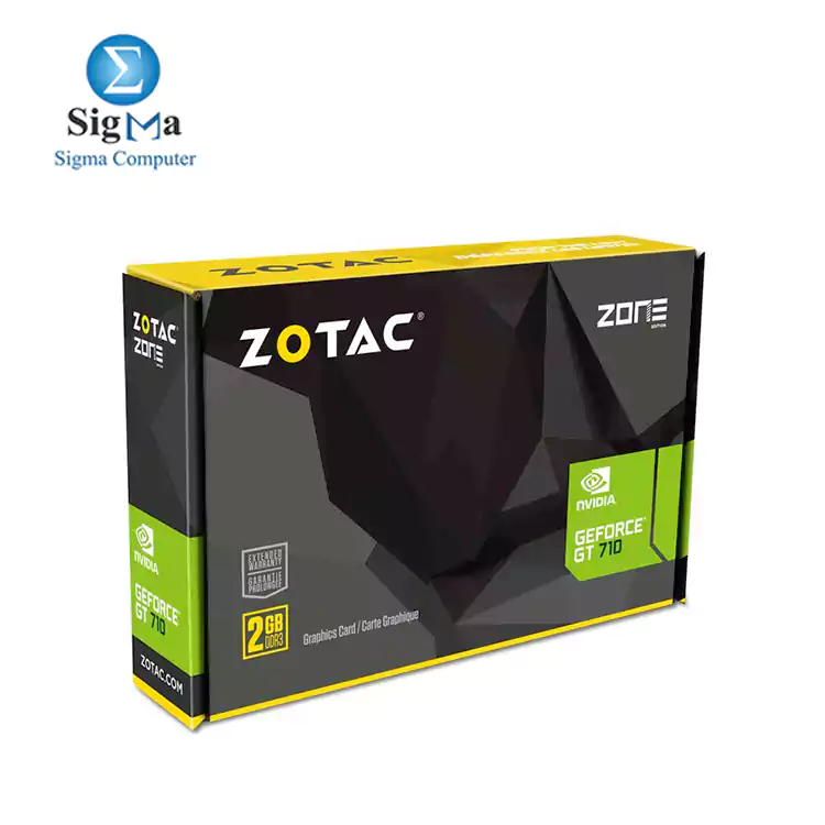 ZOTAC GeForce® GT 710 2GB DDR3 ZONE EDITION