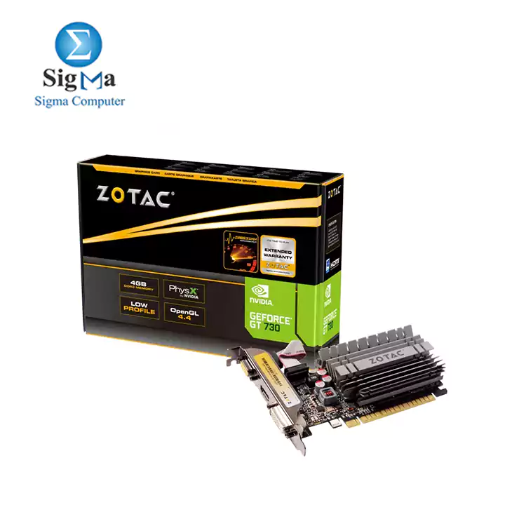 ZOTAC GeForce® GT 730 4GB Zone Edition DDR3