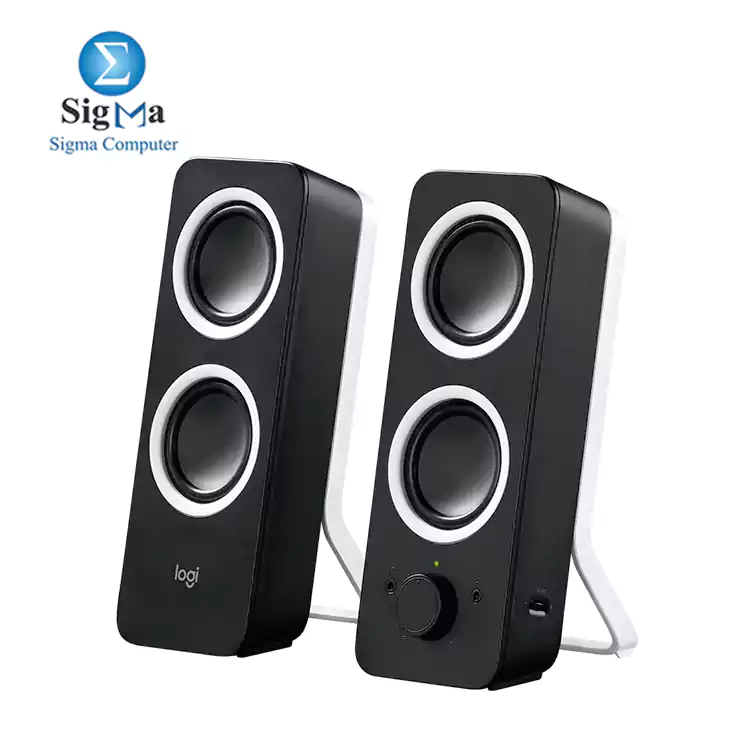 Logitech Multimedia Speakers Z200 with Stereo Sound-BLACK