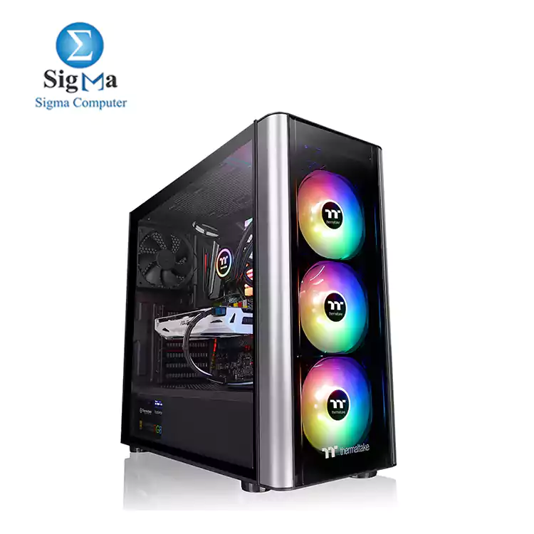 Thermaltake Level 20 MT Motherboard Sync ARGB ATX Mid Tower Gaming Computer Case with 3 120mm ARGB