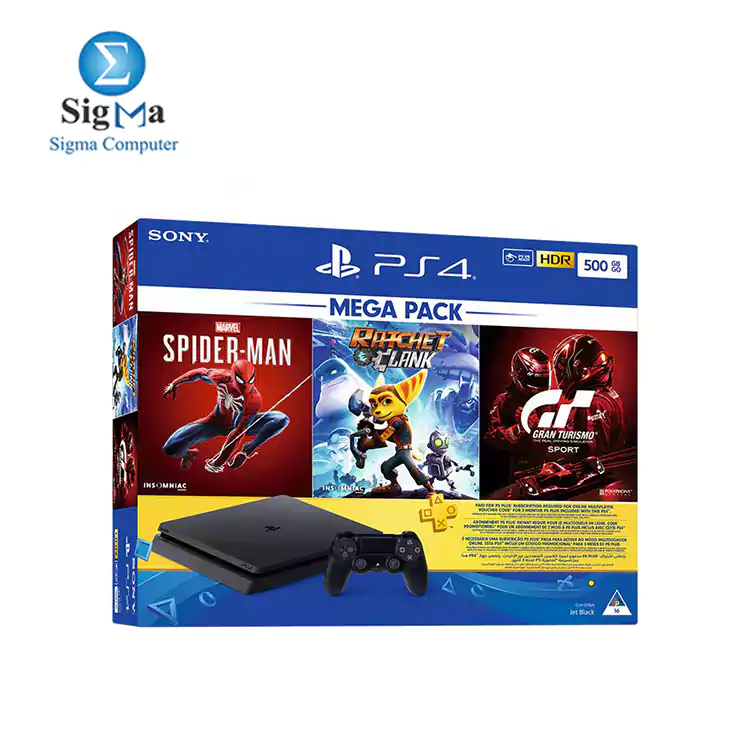 Playstation Sony 4  500 GB Bundle 3 Games   3 Months PS Plus subscription 