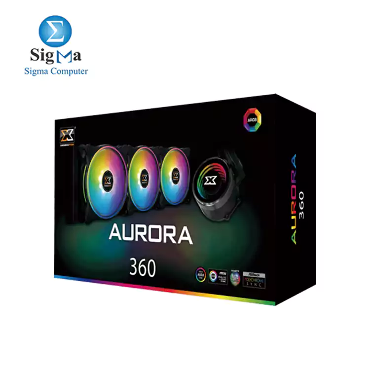 XIGMATEK AURORA 360 ARGB AIO LIQUID CPU COOLER