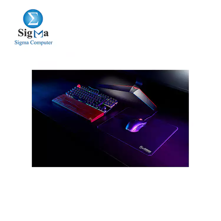 Glorious Large pro Gaming MousePad - Stitched Edges  Black 330x279x2mm  G-L 