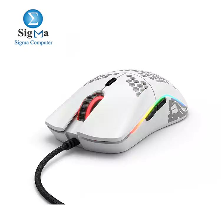 Glorious Model O Gaming Mouse, Matte White (GO-White)