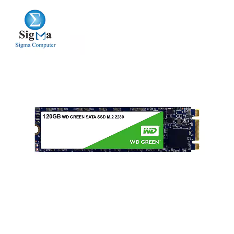 WD Green 120GB PC SSD - SATA III 6Gb s M.2 2280 Solid State Drive - WDS120G2G0B