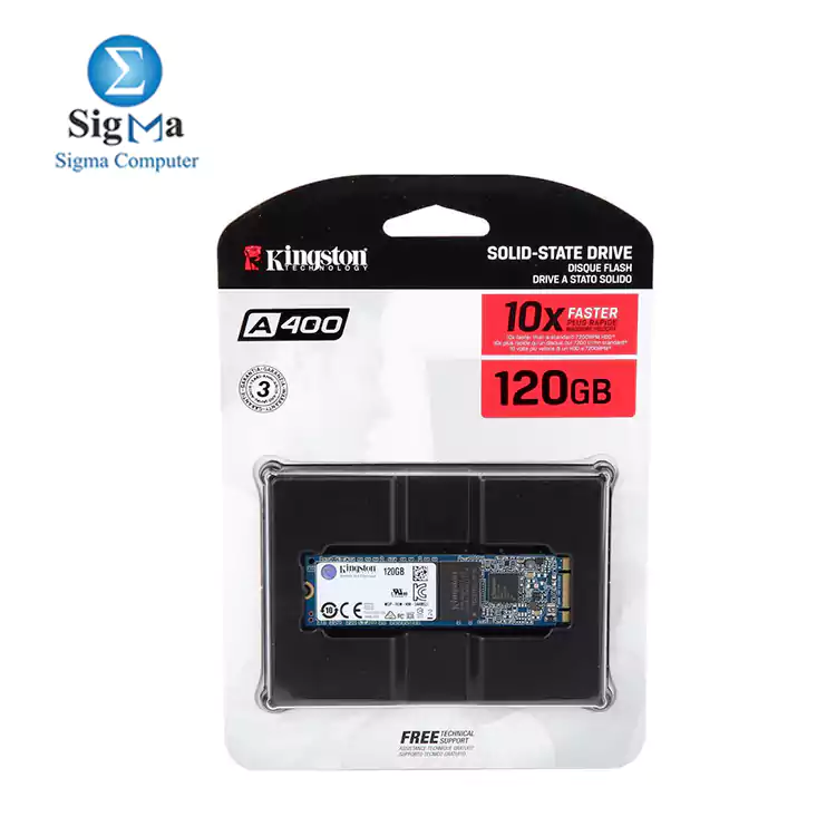 Kingston A400 M.2 2280 120GB SATA III TLC Internal Solid State Drive (SSD) SA400M8/120G