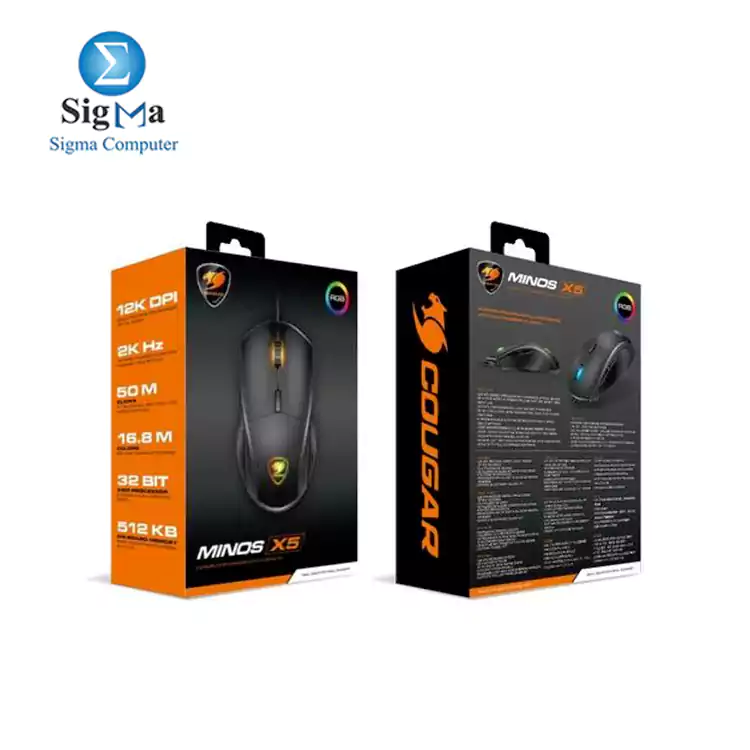 COUGAR  Minos X5 Gaming Mouse - Black