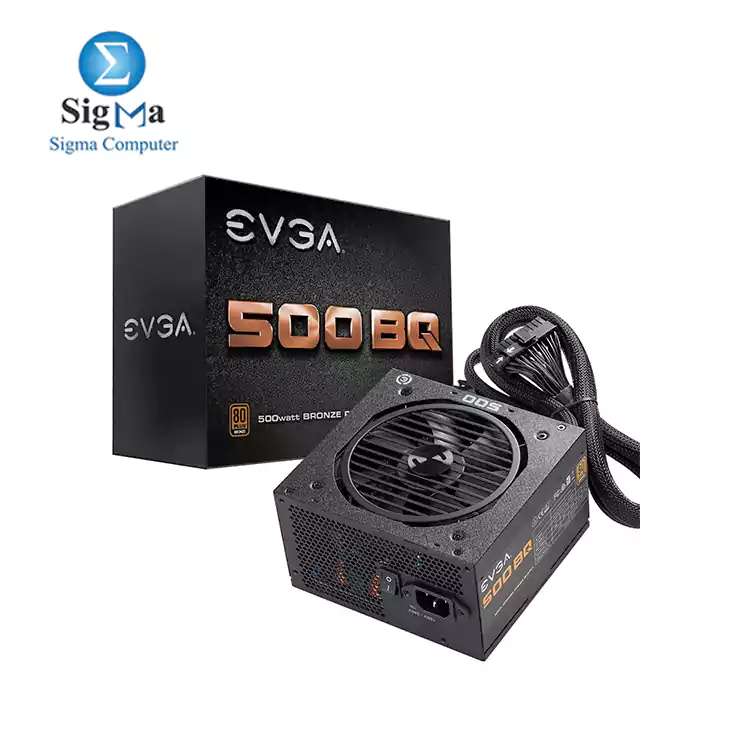 EVGA 500 BQ  80  BRONZE 500W  Semi Modular Power Supply 110-BQ-0500-K2
