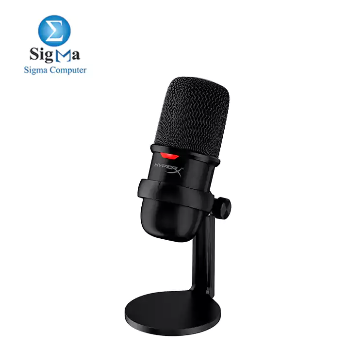 HyperX SoloCast - USB Condenser Microphone for Gaming  for PC  PS4  PS5 and Mac  Tap to Mute Sensor 