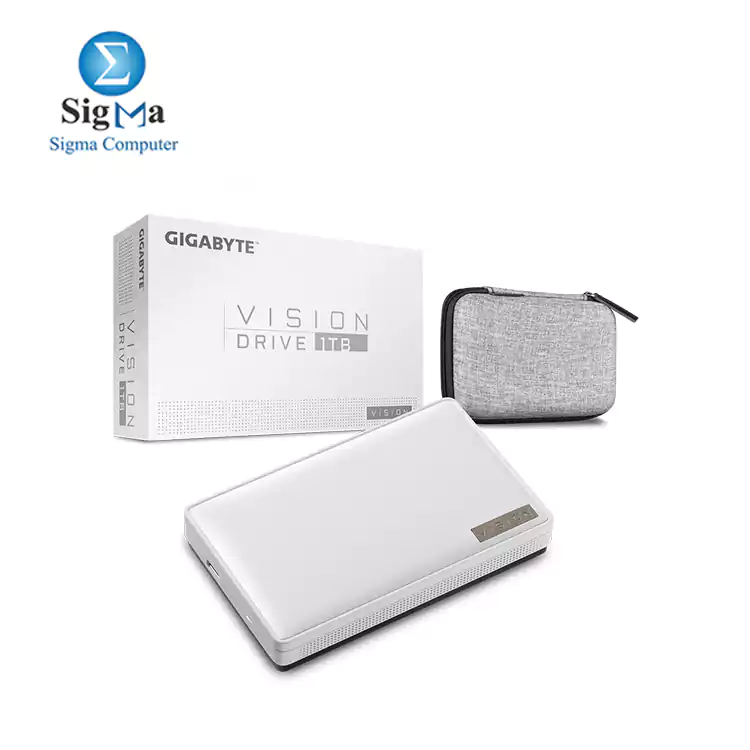 GIGABYTE Vision Drive 1TB USB 3.2 Gen 2x2  USB-C  3D TLC External Solid State Drive