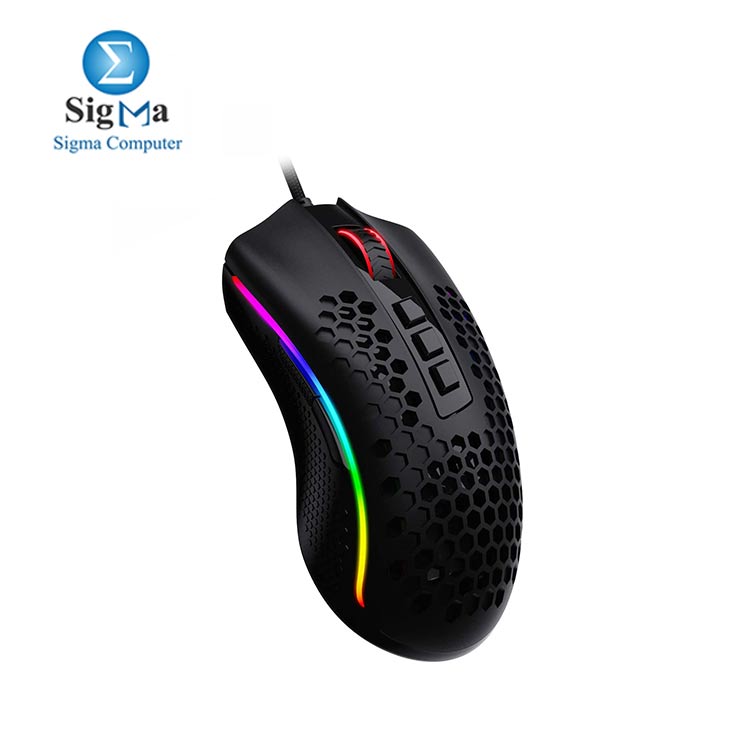 Redragon M808 Storm Lightweight RGB Gaming Mouse  85g Ultralight Honeycomb Shell