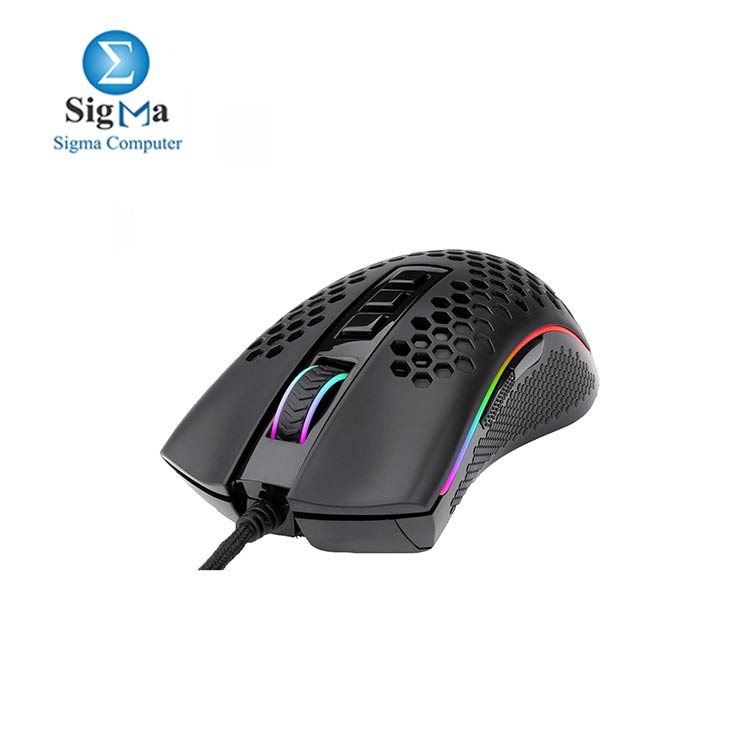Redragon M808 Storm Lightweight RGB Gaming Mouse  85g Ultralight Honeycomb Shell
