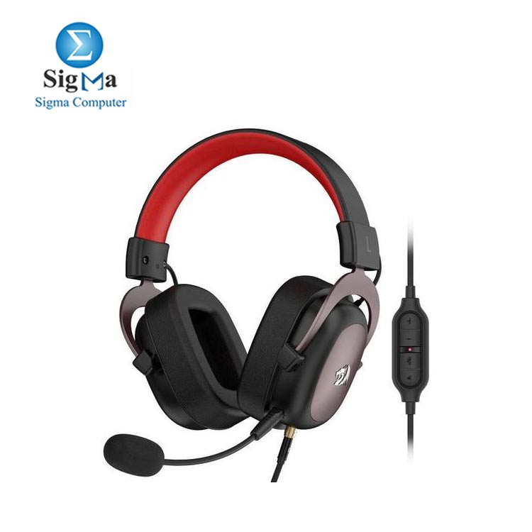 Redragon H510 Zeus2 7.1 Gaming Headset -  Surround Sound - Black Red