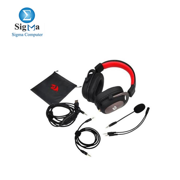 Redragon H510 Zeus2 7.1 Gaming Headset -  Surround Sound - Black/Red