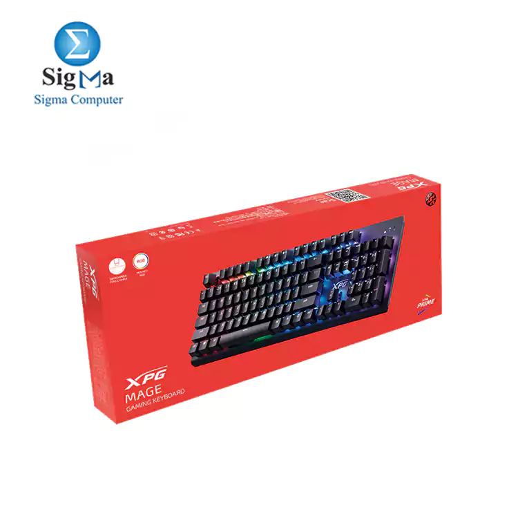 XPG Mage {104 RD} keyboard RGB Red Mechanical switch Prime-black