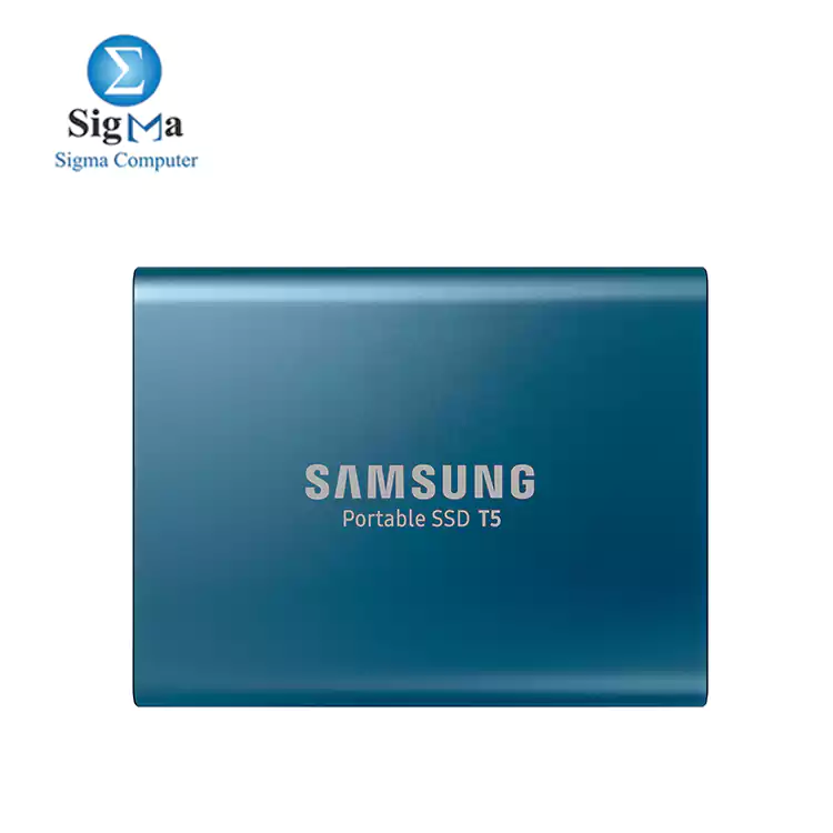 SAMSUNG Portable SSD T5 USB 3.1 500GB EXTERNAL SOILD STATE DRIVE (Blue)