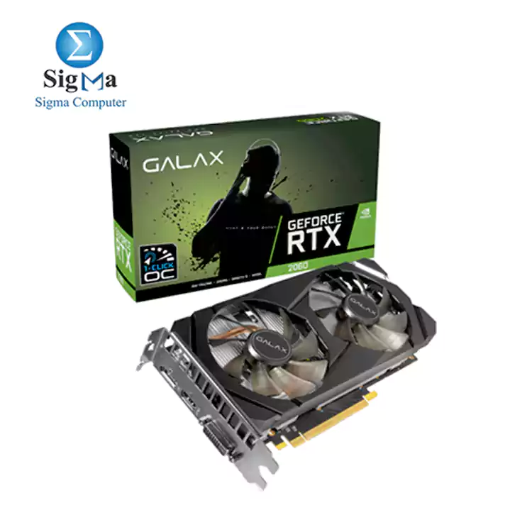 GALAX GeForce® RTX 2060 (1-Click OC) 6GB GDDR6