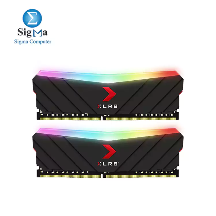 PNY XLR8 Gaming EPIC-X RGB™ 3200MHz Desktop Memory 16GB Kit (2x8GB) XLR8 Gaming EPIC-X RGB DDR4 3200MHz