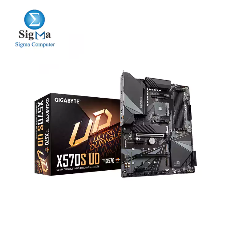 GIGABYTE X570S UD (rev. 1.0) Motherboard with Twin 12+2 Phases Digital VRM Solution with 50A DrMOS