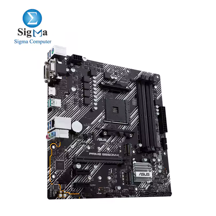 AMD B550 (Ryzen AM4) micro ATX motherboard with dual M.2, PCIe 4.0, 1 Gb Ethernet, HDMI/D-Sub/DVI, SATA 6 Gbps, USB 3.2 Gen 2 Type-A