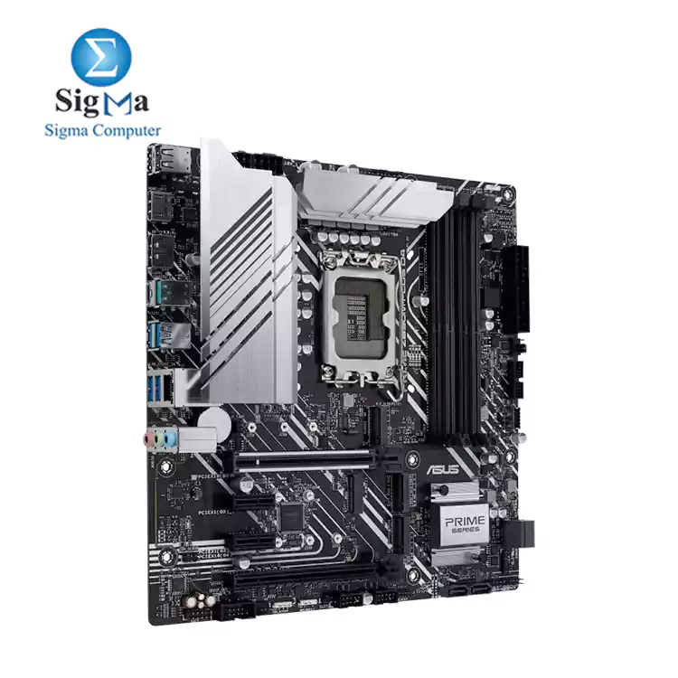 ASUS Prime Z690M-Plus D4 LGA 1700(Intel 12th Gen) microATX motherboard (PCIe 5.0,DDR4,10+1 Power Stages,3x M.2,1Gb LAN,USB 3.2 Gen 2x2 Type-C,front USB 3.2 Gen 1 Type-C