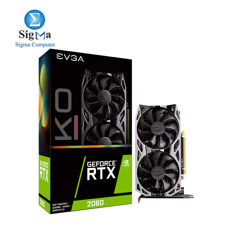 EVGA GeForce RTX 2060 SC  OVERCLOCKED  2.75 Slot Extreme Cool  70C Gaming  06G-P4-2062-KR  6GB GDDR6