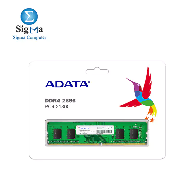 ADATA 8GB DDR4 2666 MHz UDIMM Memory Module for PC