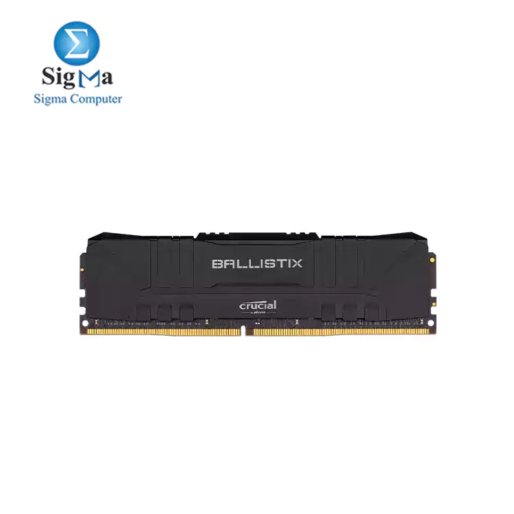 Crucial Ballistix 8GB DDR4-3200 Desktop Gaming Memory  Black 