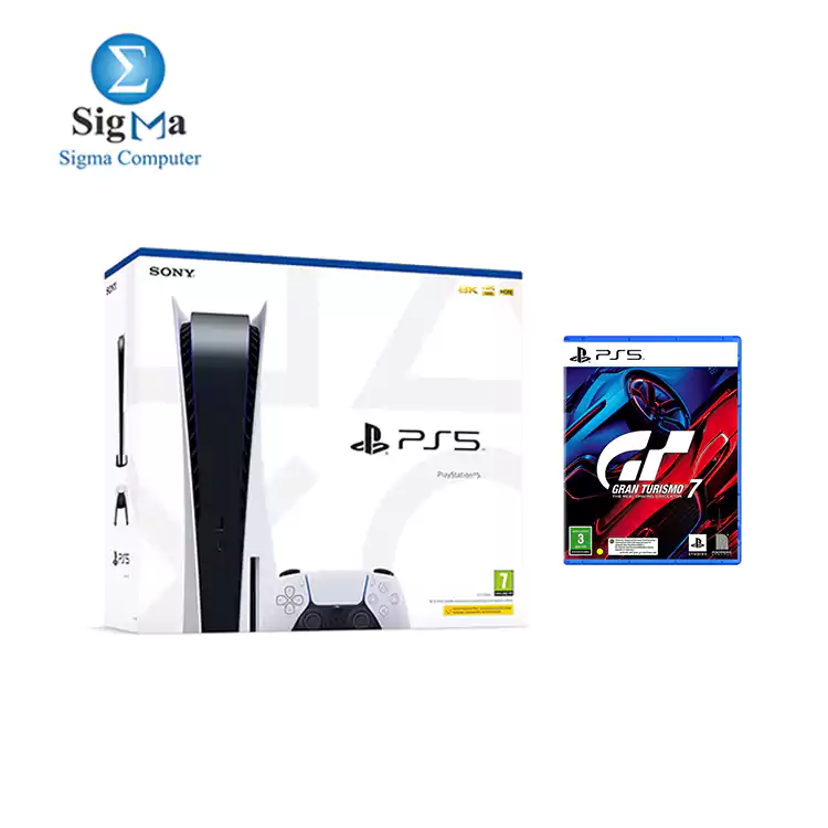 SONY Playstation 5 Standard Edition CFI-1116A  with game Gran Turismo 7