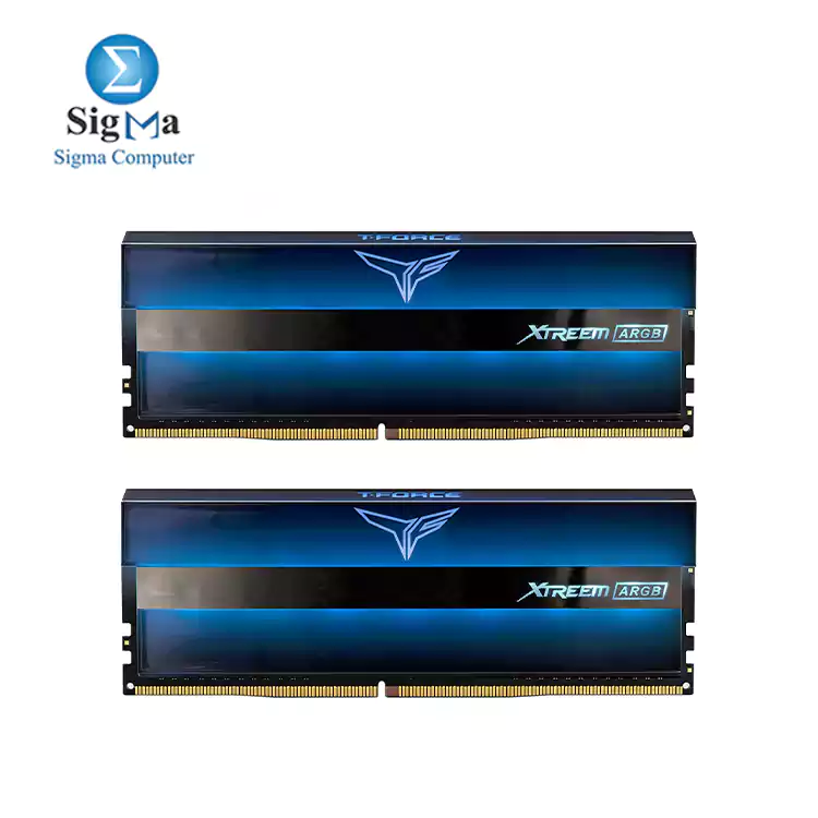 TEAM XTREEM 64GB (2x32GB) 3600mhz  ARGB DDR4 DESKTOP MEMORY - BLACK