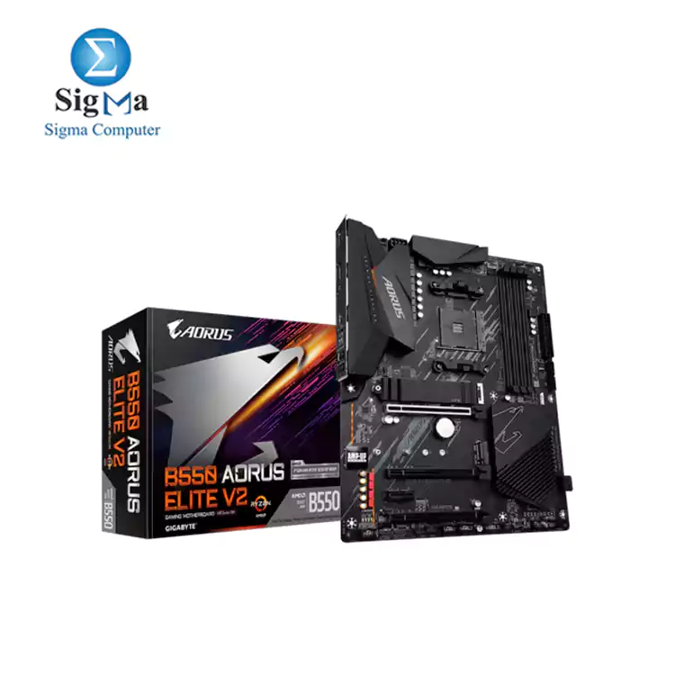 GIGABYTE AMD B550 AORUS Motherboard with Twin 12 2 Phases Digital VRM  Enlarged Surface Heatsinks  PCIe 4.0 x16 Slot  Dual PCIe 4.0 3.0 x4 M.2 with One Thermal Guard  2.5GbE LAN  RGB FUSION 2.0  Q-Flash Plus