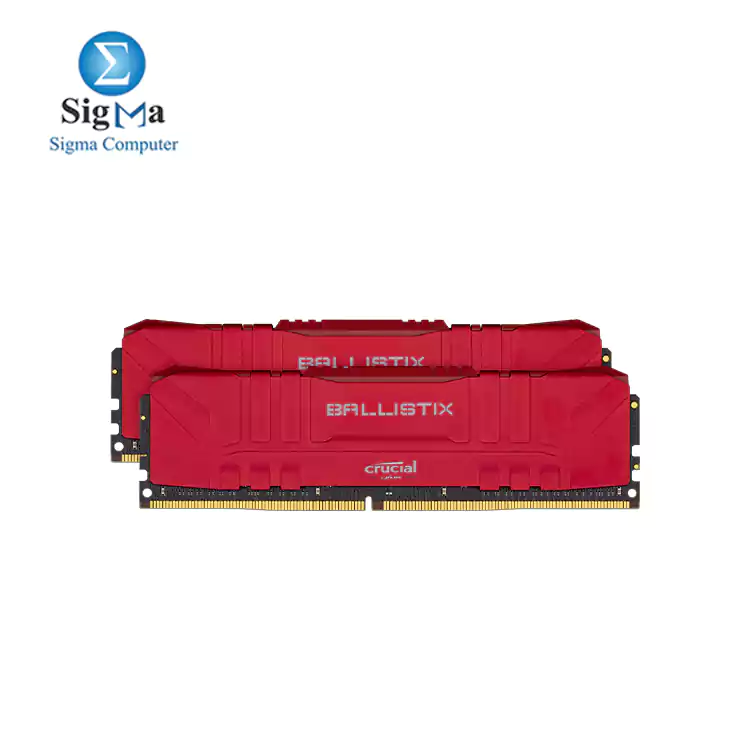 Crucial Ballistix 16GB Kit  2 x 8GB  DDR4-3600 Desktop Gaming Memory  Red 