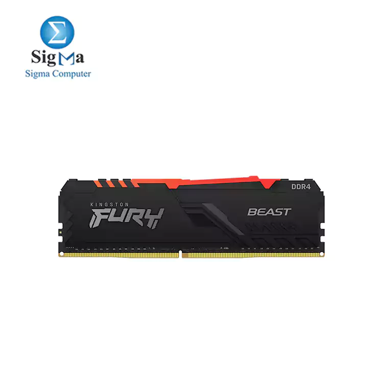 Kingston Fury Beast RGB KF432C16BB 32 32GB DDR4 3200MT s Non ECC DIMM