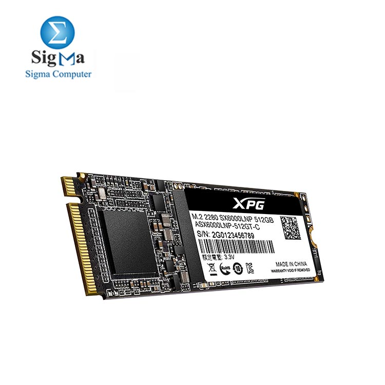 XPG SX6000 PRO M.2 2280 512GB PCI Internal Solid State Drive