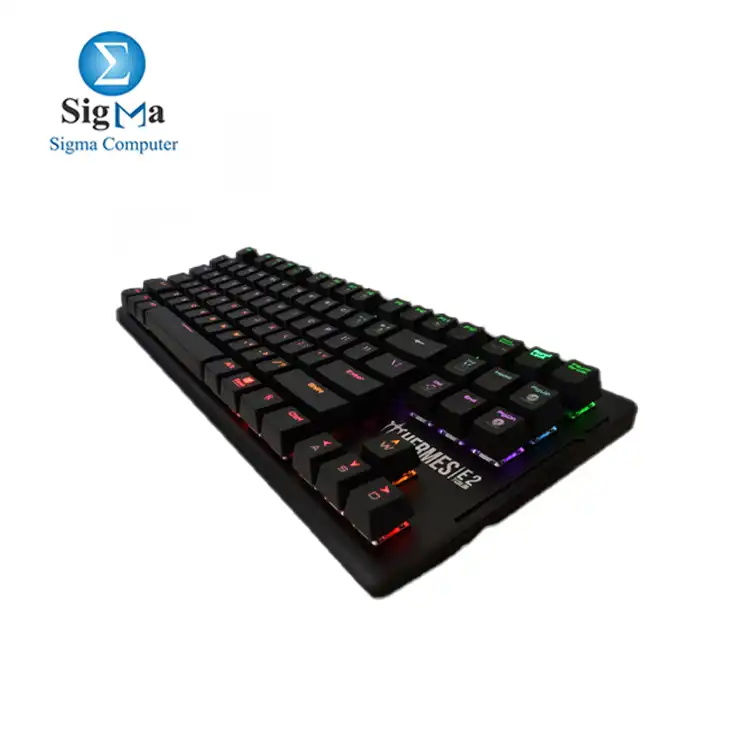 Gamdias Hermes E2 7 colors backlights Mechanical Gaming Keyboard Blue Switch 