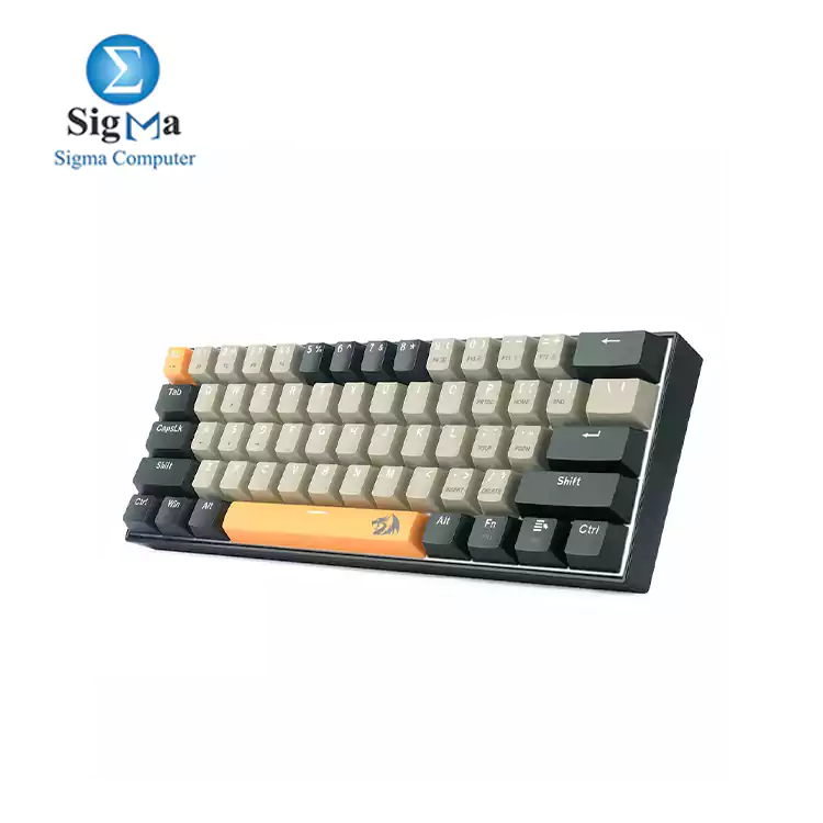 Redragon K606 Lakshmi Gaming Keyboard ORANGE GREY BLACK [Brown Switches]	