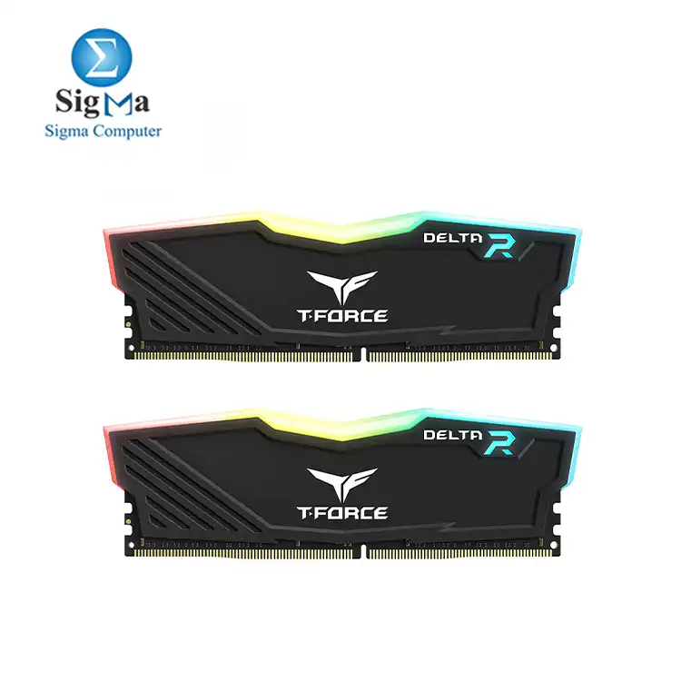 Team group T-Force Delta RGB 32GB  2 x 16GB  DDR4 3200  PC4 25600  Desktop Memory