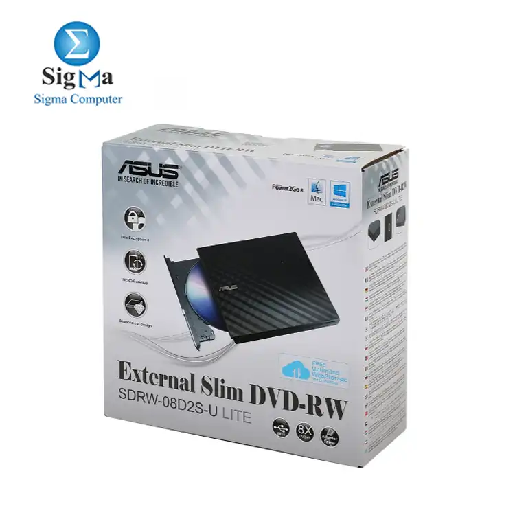 ASUS External DVD Writter Slim USB 2.0