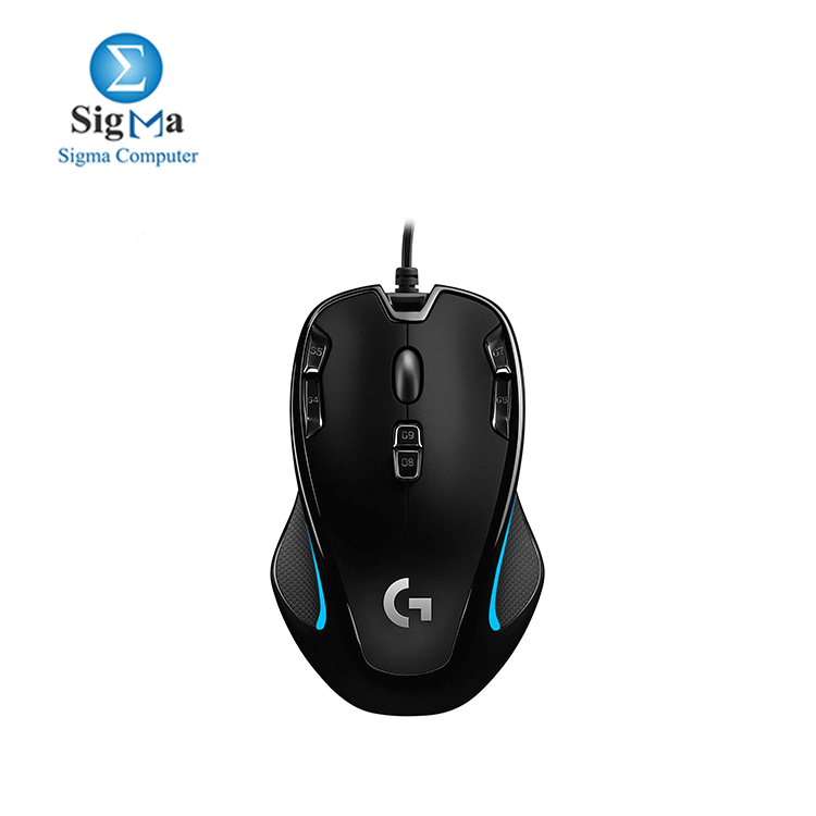 Logitech G300s Optical Ambidextrous Gaming Mouse     9 Programmable Buttons  Onboard Memory