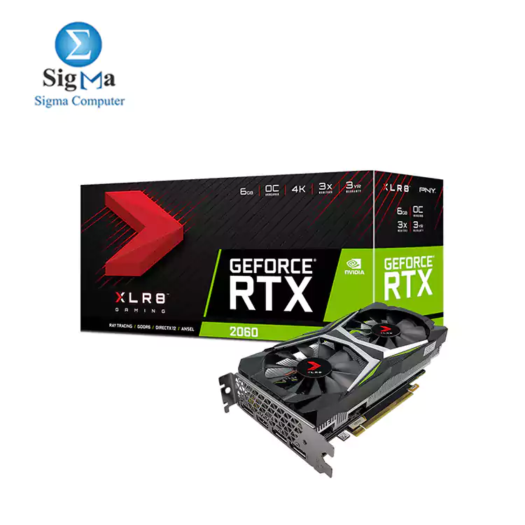 PNY GeForce RTX™ 2060 6GB XLR8 Gaming Overclocked Edition 