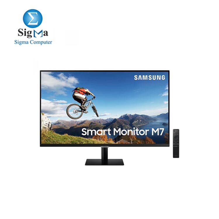 Samsung M7 S32AM700UM 32 Inch UHD Smart Monitor 60Hz 8ms GTG  HDR10 Speaker Remote